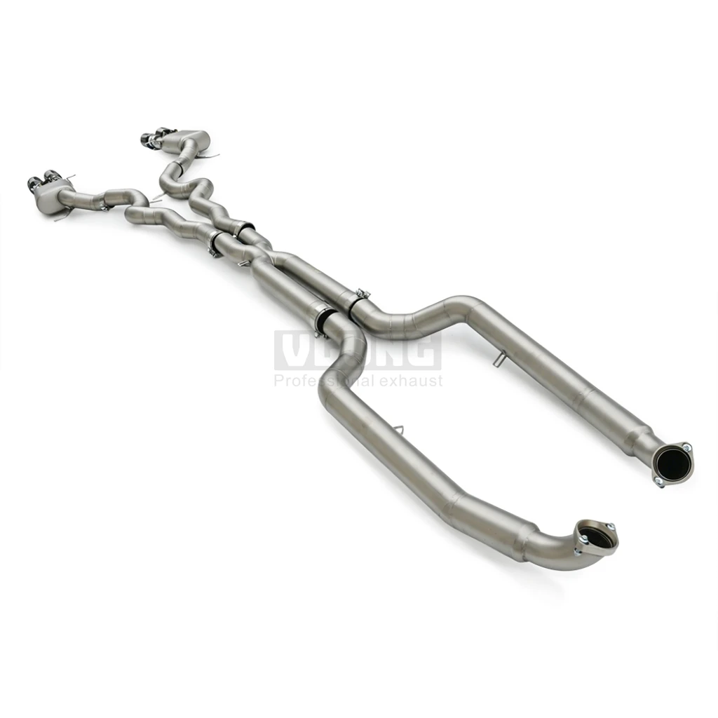 Stainless Steel Valved Back Exhaust for BMW M6 4.4T (S63) F13 F12 F06 2012-2017 Racing Performance Exhaust Parts 2