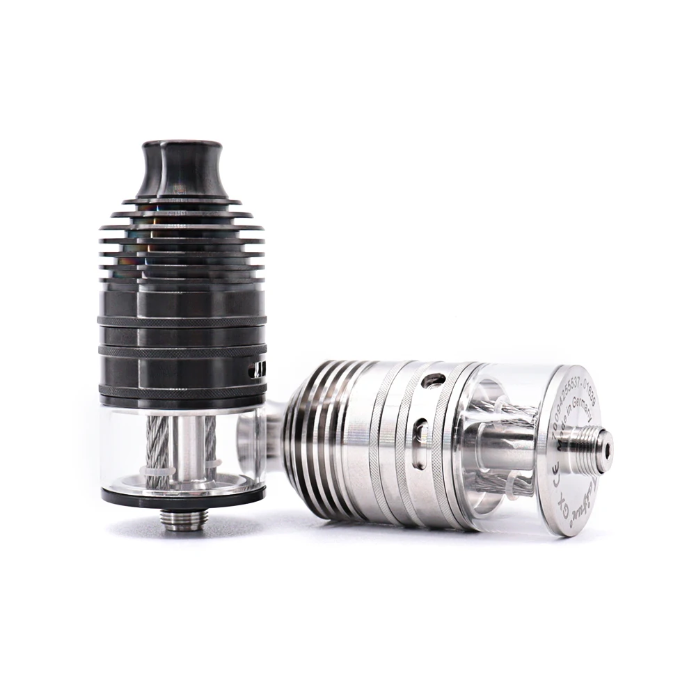 

Taifun GX RDTA Typhoon GX RTA атомайзер DL/MTL 316 SS 23 мм 4 мл Регулировка Потока Воздуха с боковым наполнением одиночный/двойной зеркальный резервуар