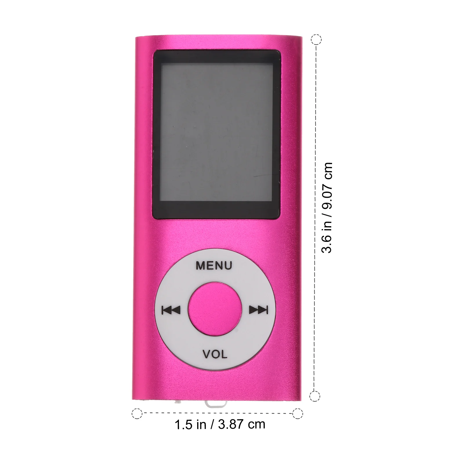 Mp3 Mp4 Music Player Compact Digital 1.8 Inch Screen Portable Mp3 Music Player USB Port Pink