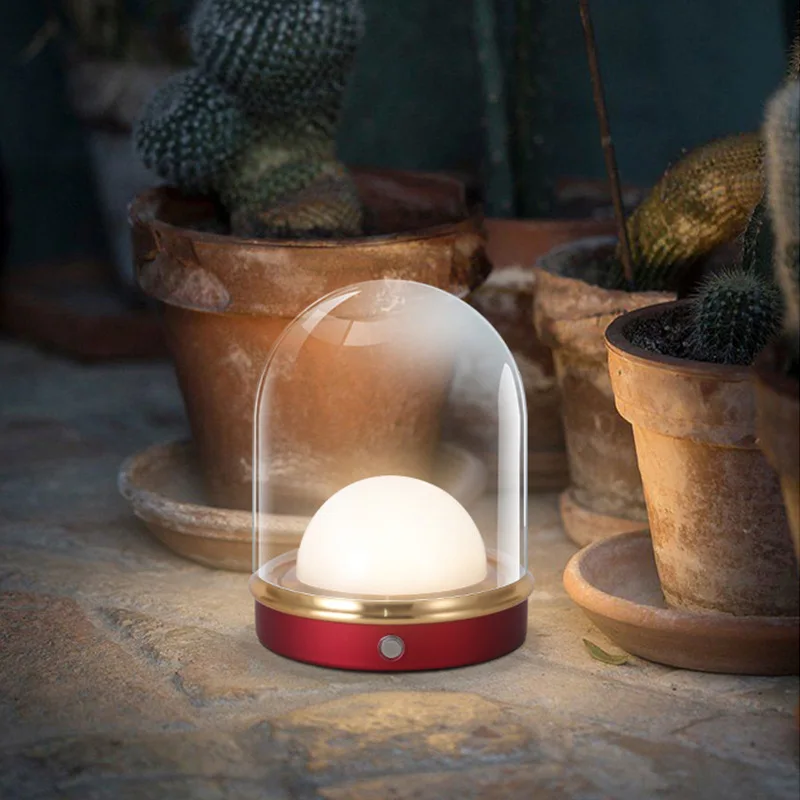 

Cross-border Italy space capsule rechargeable lamp Bedroom bedside portable creative outdoor desktop portable lamp