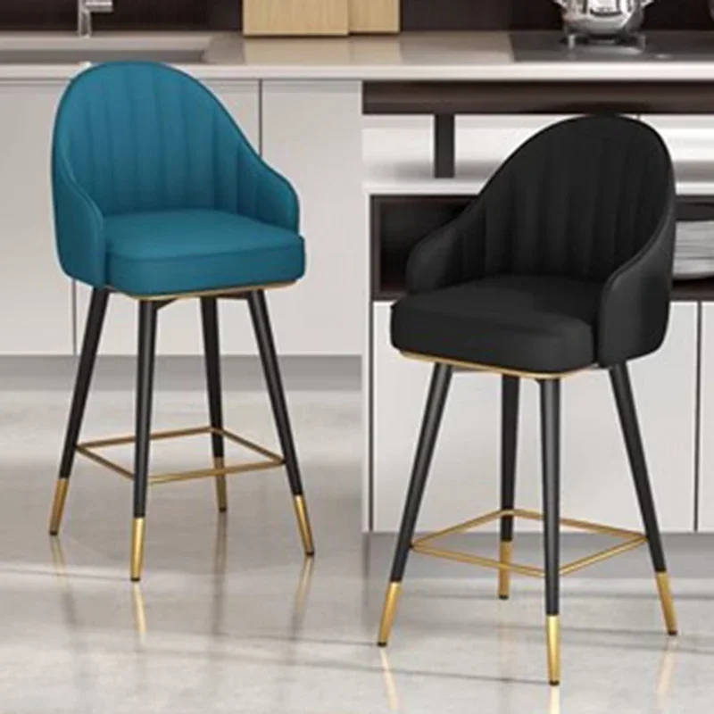 Luxe Woonkamer Stoelen Bar Design Vloer Designer Lederen Individuele Stoelen Woonkamer Hoge Silla Comedors Meubels Mq50kt