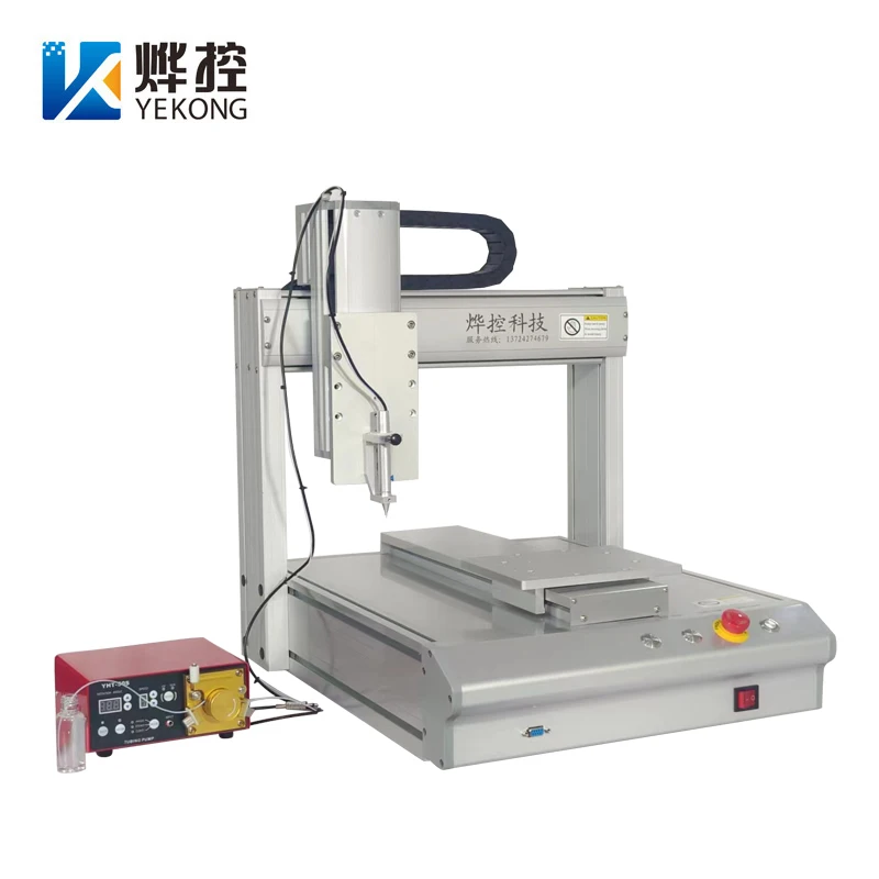 Bluetooth Earphone Peristaltic Pump Glue Dispensing Machine Automatic Quick-Drying Glue Dispenser For 502/401/411 Glue