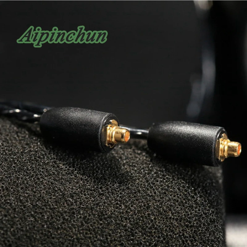 Aipinchun MMCX Cable de repuesto para auriculares con controlador de volumen para Shure SE215, SE425, SE535, SE846, SE315, W60, W50