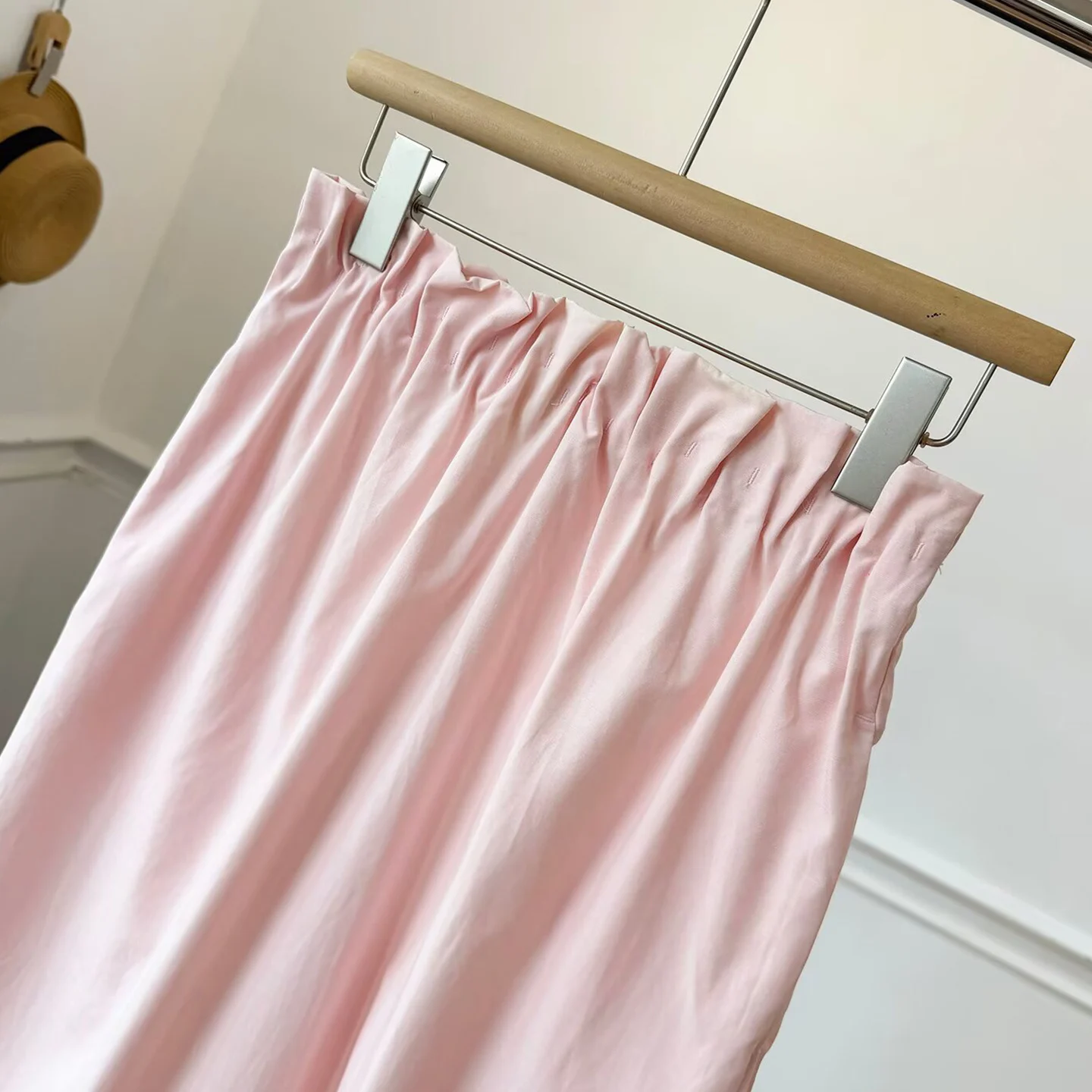 Elegant Standard Fit Midi Skirt for Women Summer 2026 High Waist Other Material Other Style Other ZADATA Ladies Skirt