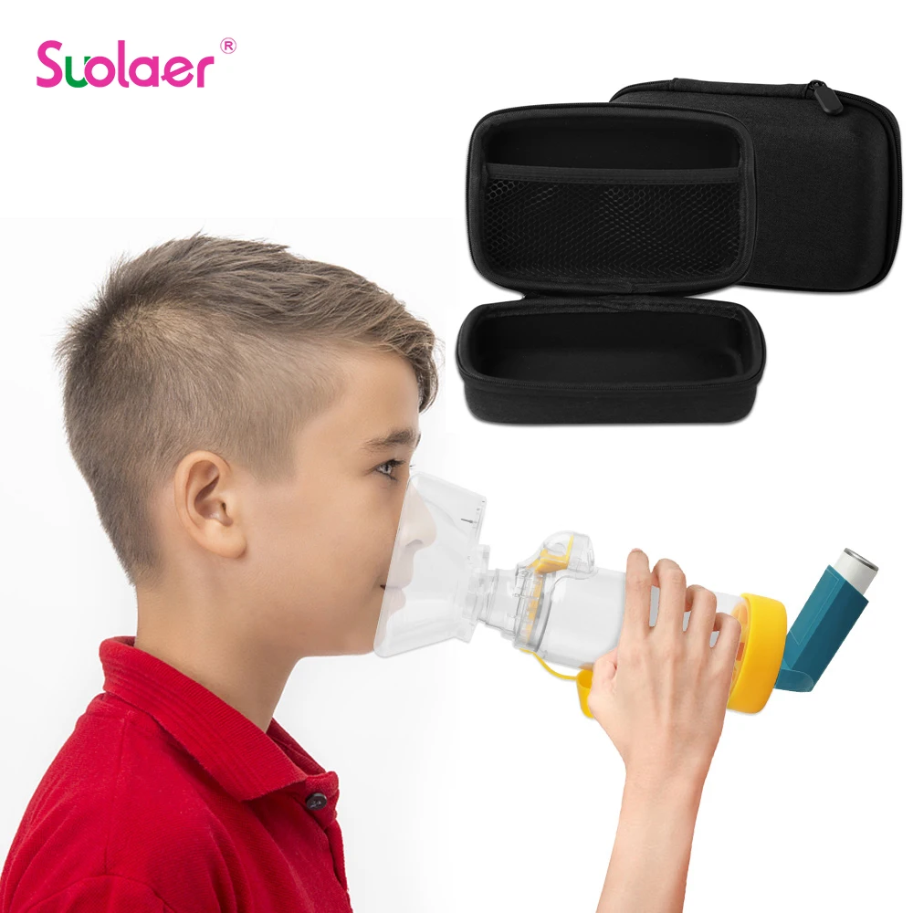 Inhale Automizer Spacer Mist Storage Tank Nebulizer with Mask CompMist Compressor Nebulizer Cup Mouthpieces for Child Baby Adult