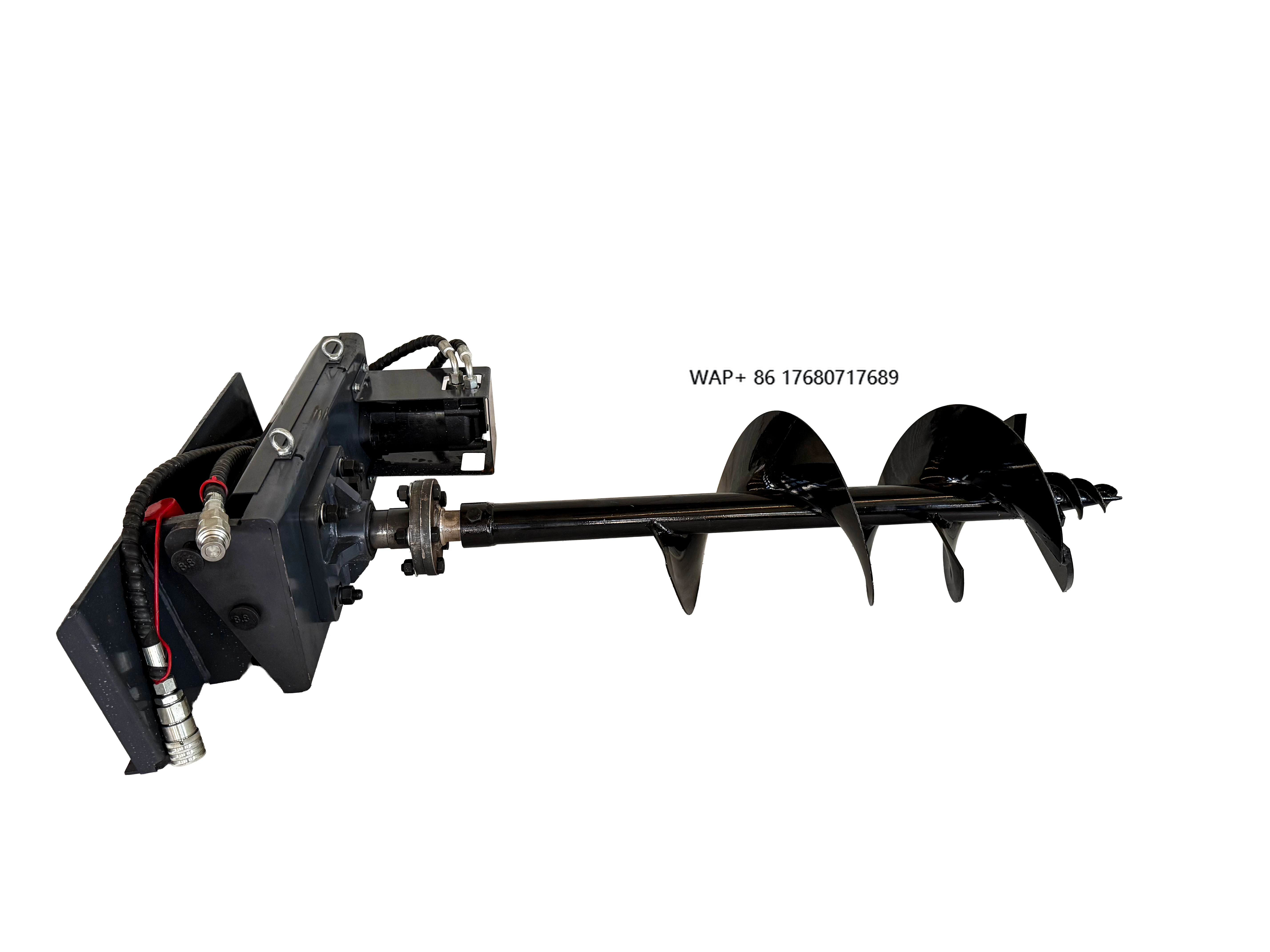Hydraulic Earth Auger Drill Machine Motor for Mini Skid Steer Loader 1-5 Ton Excavators 1 Year Warranty Agriculture Use