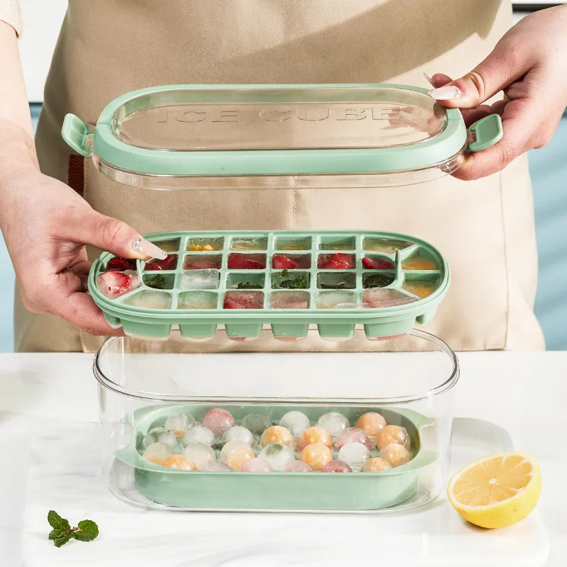 

Ice Trays Upgraded Ice Ball Maker Mold Tiny Crushed Ice Tray for Chilling Drinks Coffee Juice Tools Plastic boxes