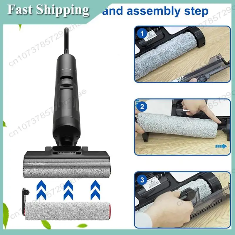 -A01R فرشاة دوارة بديلة وفلتر HEPA لأجزاء المكنسة الكهربائية الرطبة والجافة اللاسلكية المزدوجة Dreame H12 Pro H12 Plus M13beta