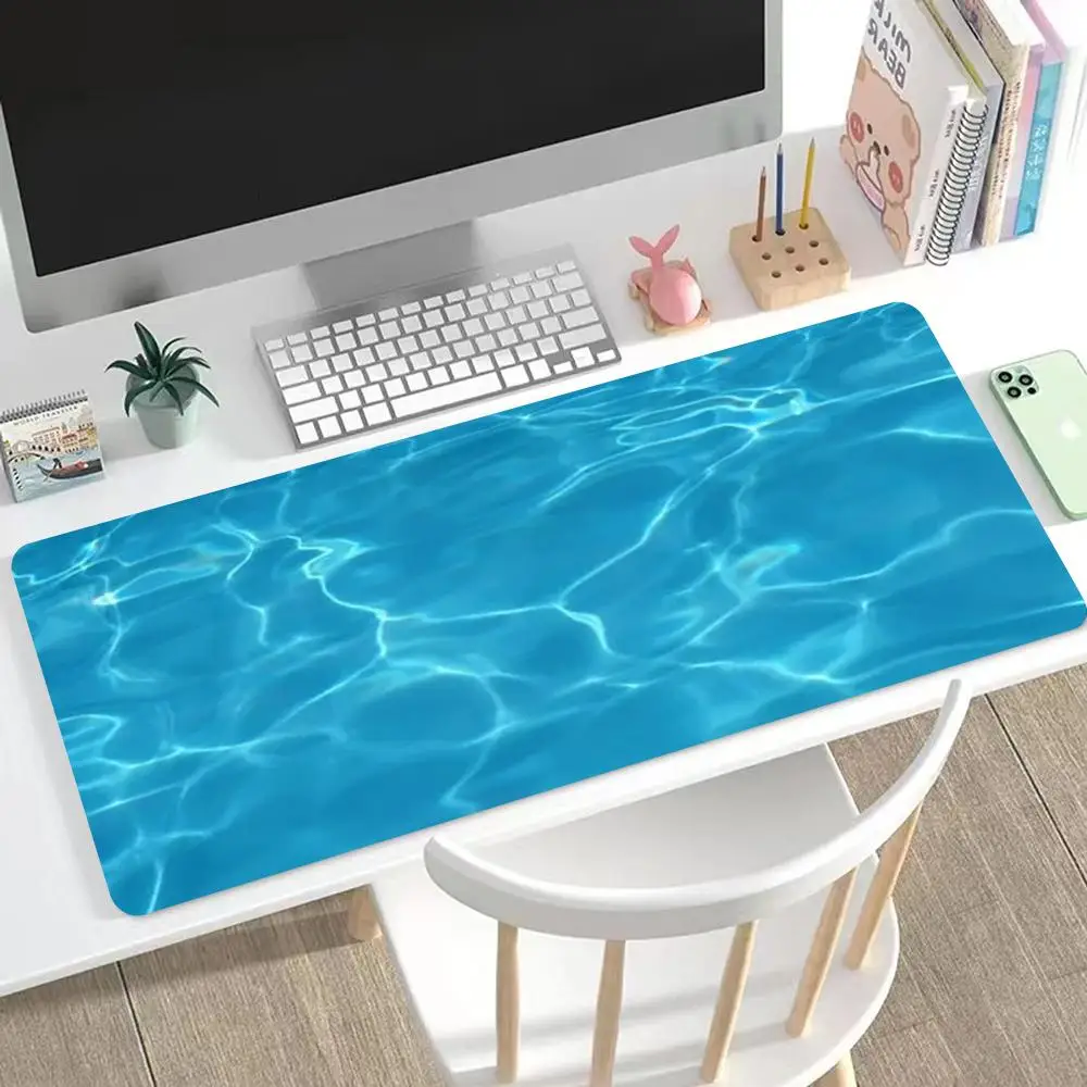 

Large Gaming Mouse Pad,artistic Pattern of Sunlight Shining on Sea Water,rubber Non-slip Table Pad,perfect for Office and Gamers