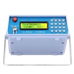 0.5MHz-470MHz Radio Frequency Signal Generator FM Radio Walkie-talkie Debugging Digital CTCSS Singal Output RF Signal Source