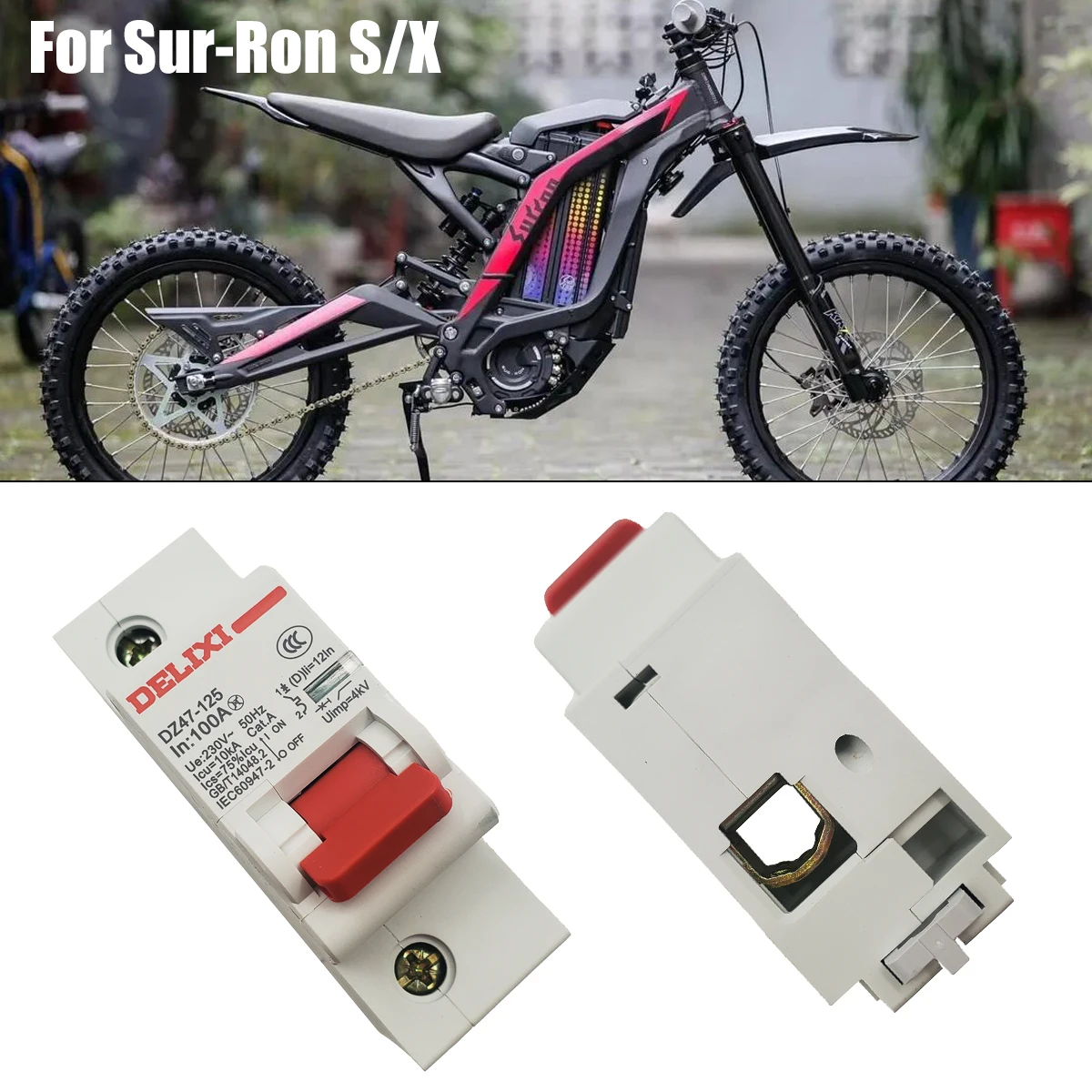 

Motorcycle Accessory Power OFF Switch Battery Air Switch Stop Start Switch For Sur-Ron Surron Sur Ron Light Bee S X Off-Road