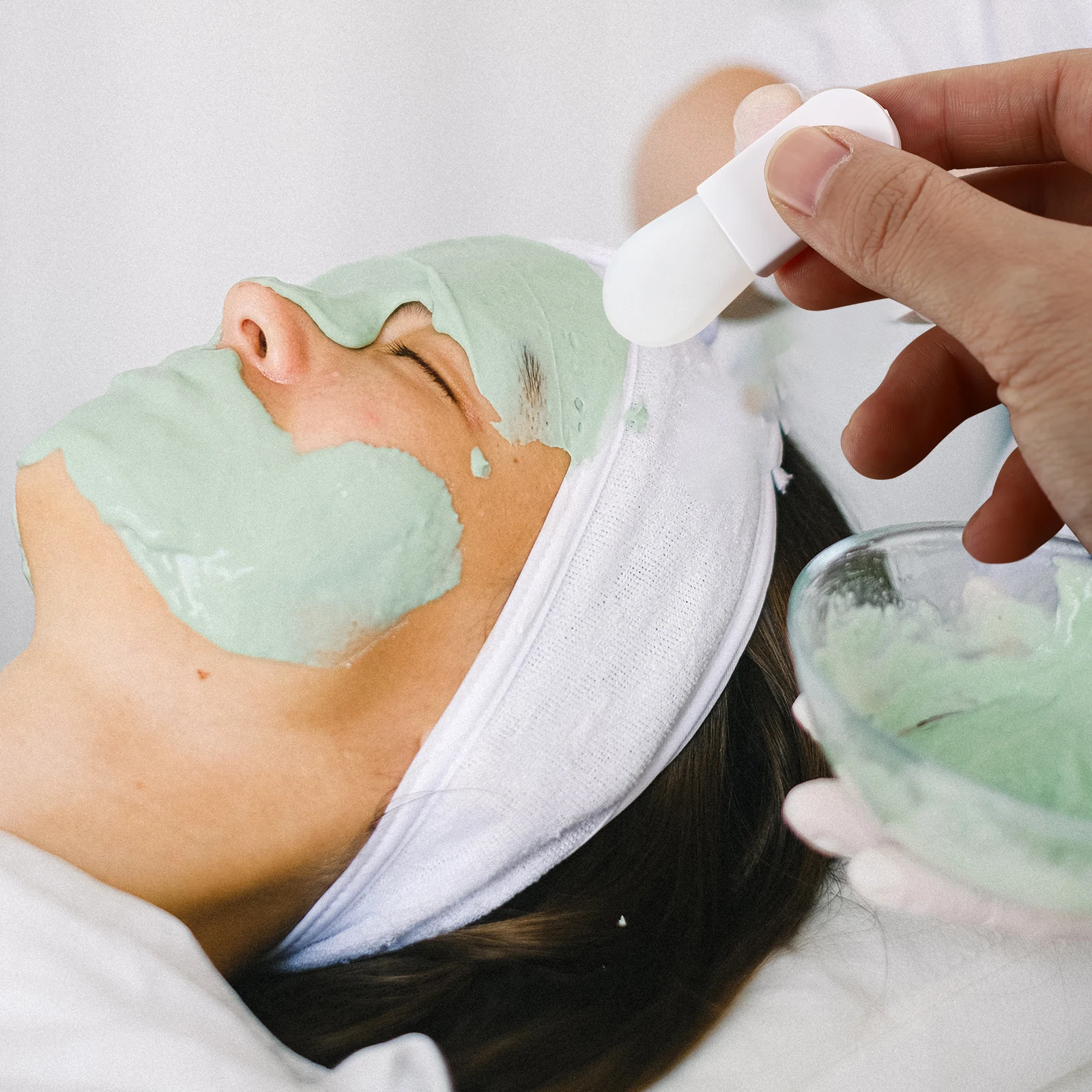 6 uds cepillo para mascarillas cepillos faciales herramientas de limpieza de silicona máscaras de barro aplicadores para el cuidado de la piel cuidado facial duradero respetuoso con la piel seguro