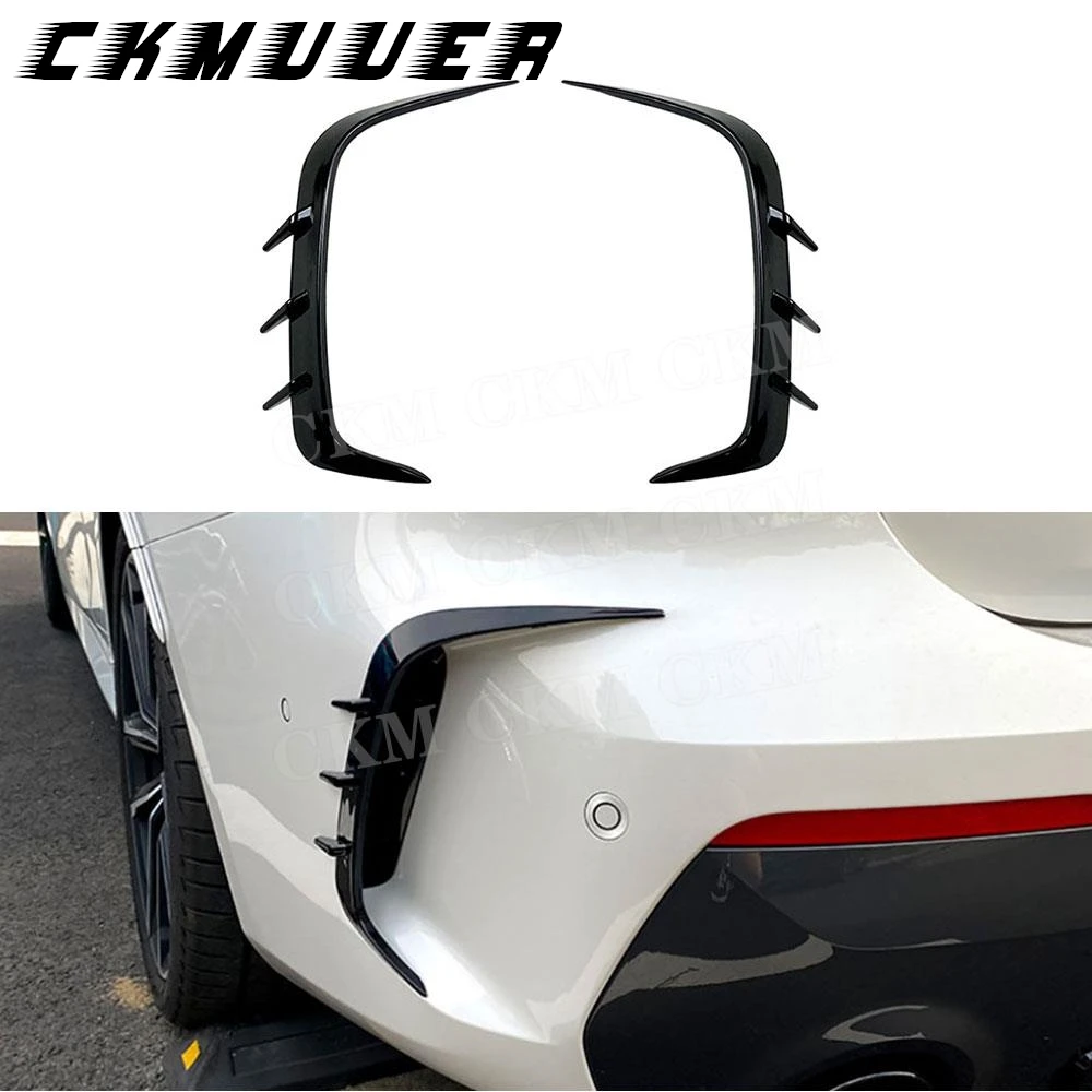 

CKMUUER ABS авто обвесы, аксессуары, автомобильный задний бампер, вентиляционное отверстие, спойлер, накладки, боковая крышка Canard для BMW G22 G23 Coupe 2021 +