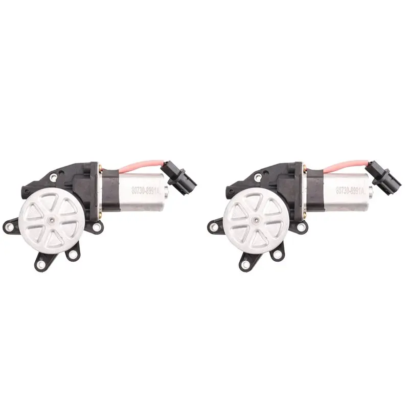 

2X 2 Pin Car Front Right Power Window Lift Motor For Nissan Versa 2007-2012 80730-8991A, 742-510-T48C