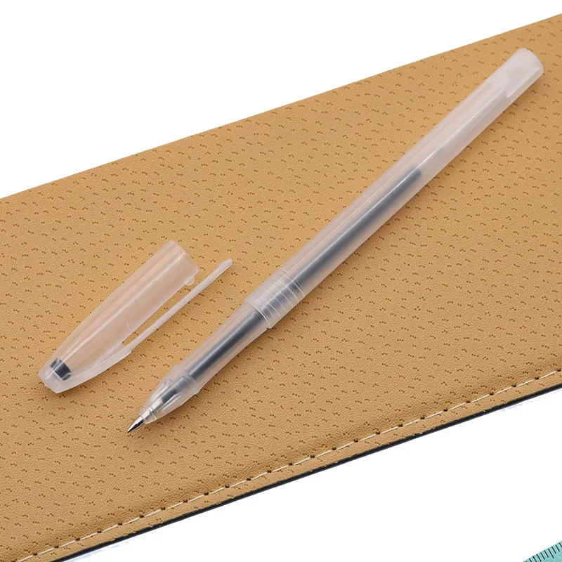 Wholesale! 10pc Gel Pen Case Ballpoint Pen Transparent Handle Shell Cover Simple Styple Minimum Handle Cover Shell