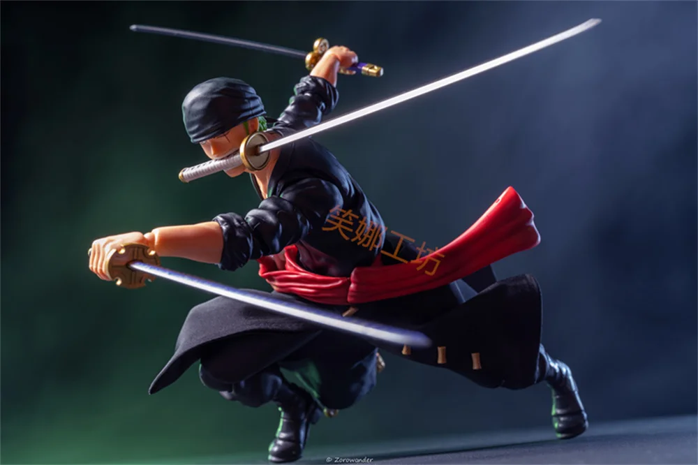 Handmade 1/12 Scale Pirate Hunter Roronoa Zoro Same Classic Style Shirt Clothing Set Accessories For Shf Action Figures - view 2