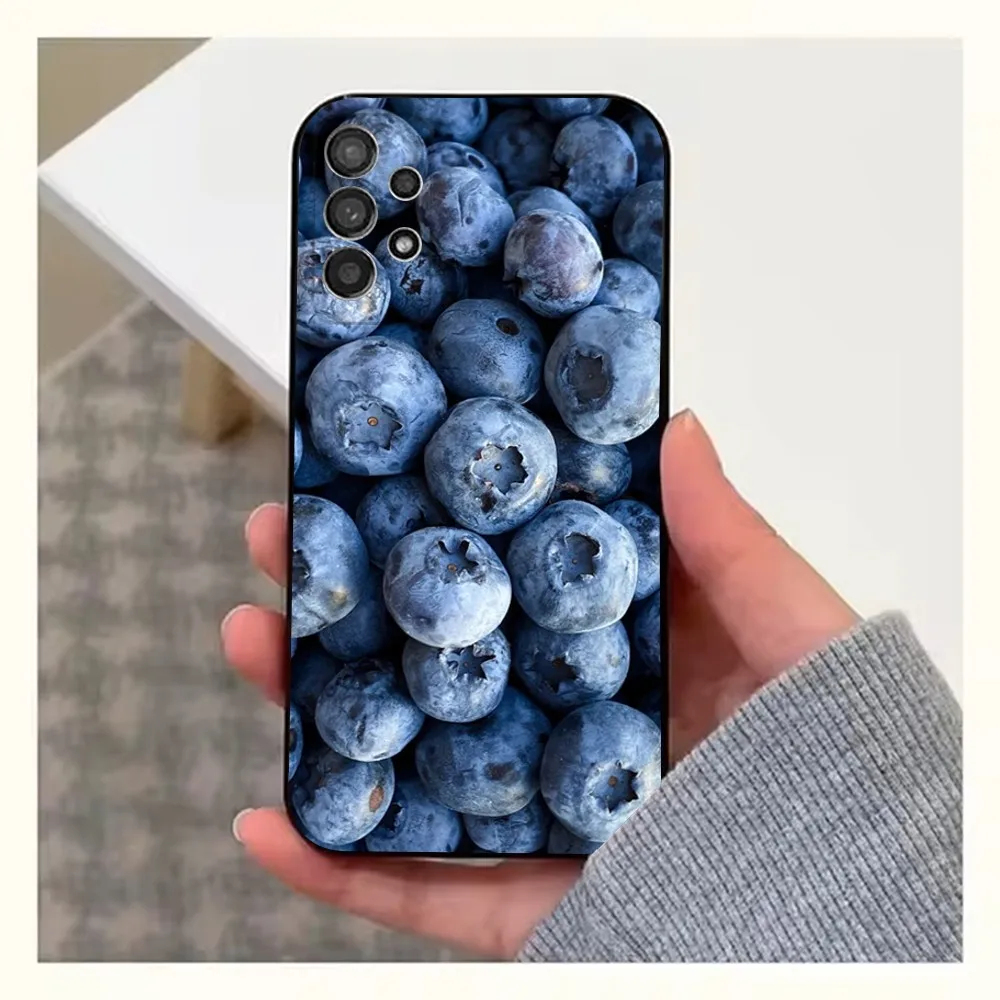 Abundant Fruits Phone Case For Samsung S25,S24,S23,S22,S20,S21,S10,Ultra,Plus,Lite,FE,Soft Silicone Black Cover