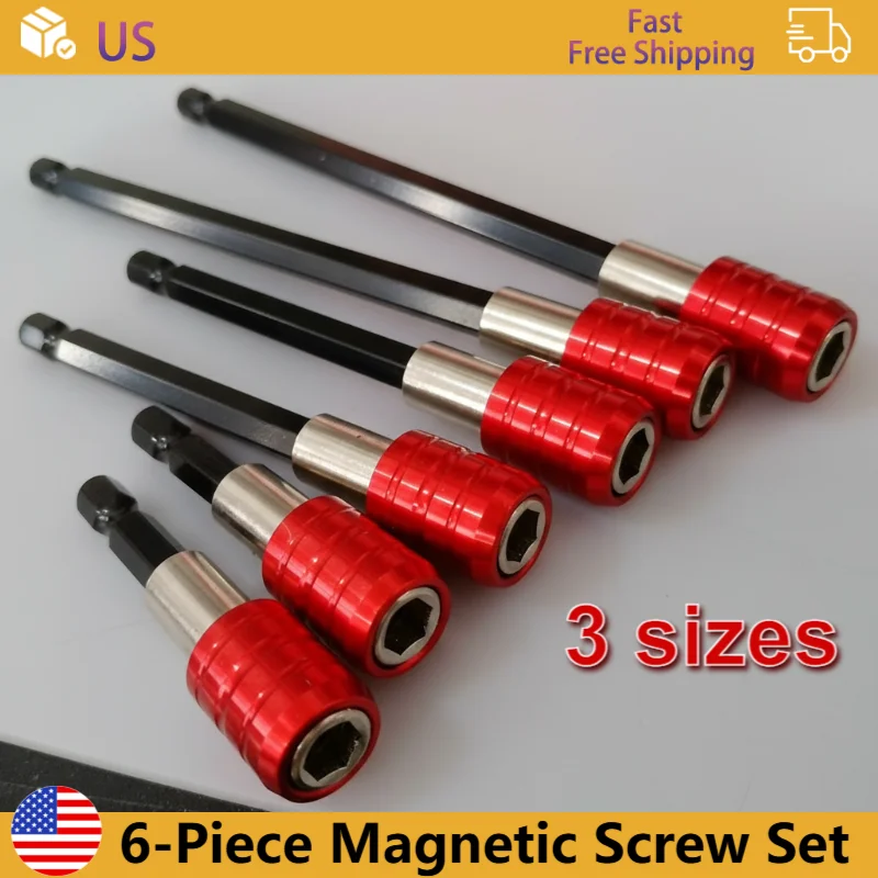 6-Pcs 1/4 Hex Shank…