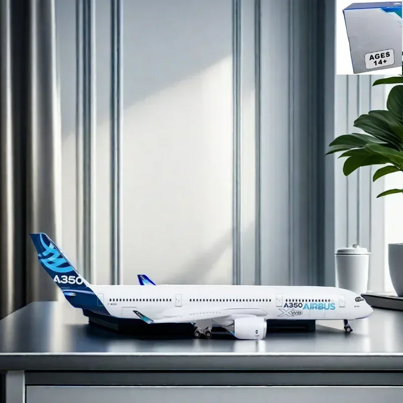 

47CM 1/142 Scale Airplane A350 Prototype XWB Airline Model W Light and Wheel Diecast Plastic Resin Plane For Collection