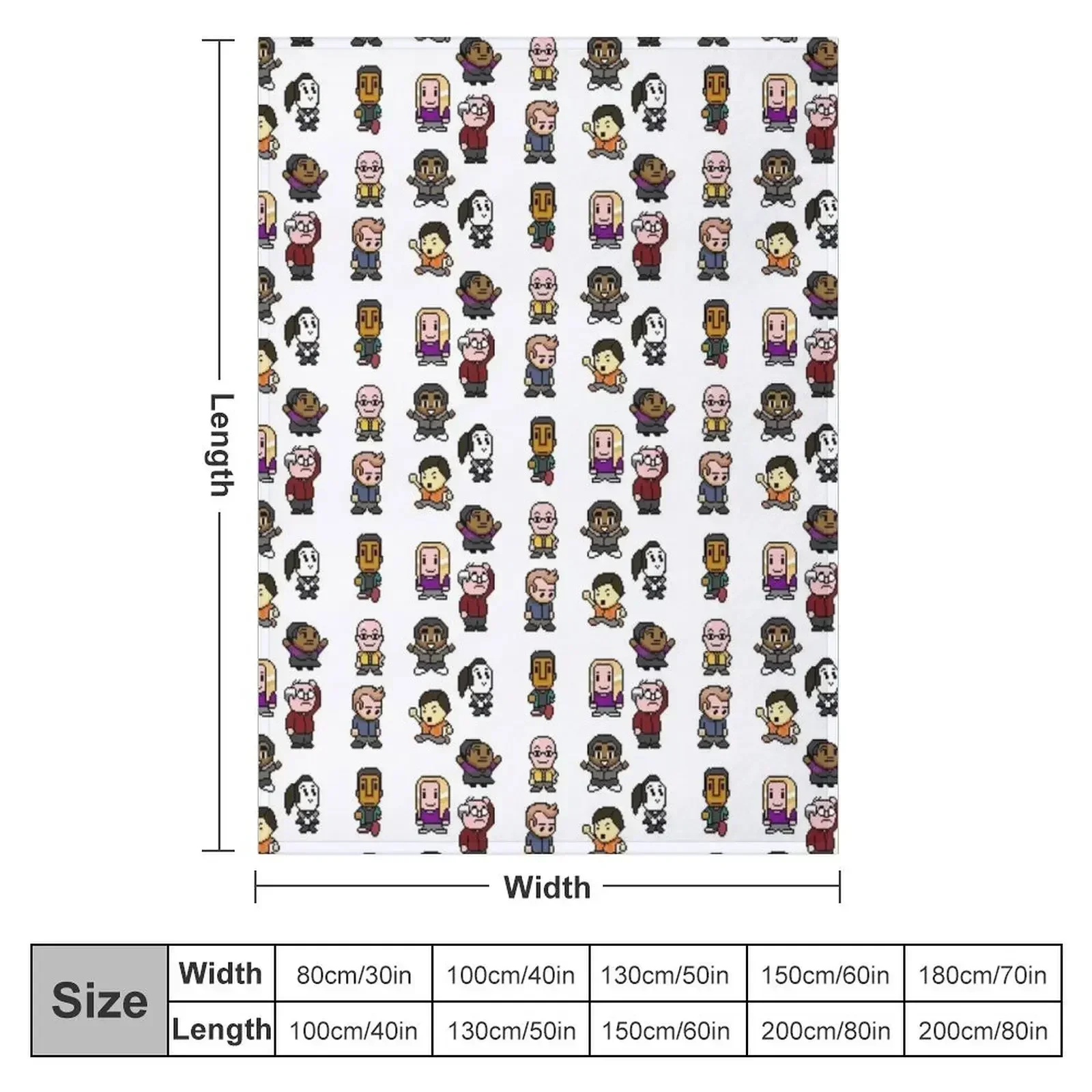 community bit character Throw Blanket heavy to sleep Vintage Single bed plaid Blankets