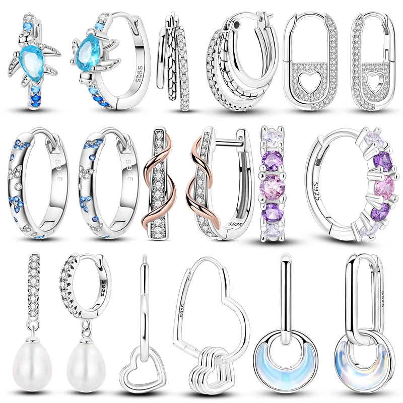 

Серьги из стерлингового серебра 925 пробы, простые круглые серьги-кольца в форме сердца для женщин, на свадьбу, помолвку, вечеринку, изысканные серьги, ювелирные изделия, подарок