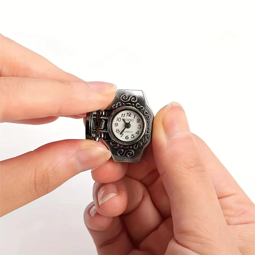 Trendy Series Ring Watch for Students, Anime Design