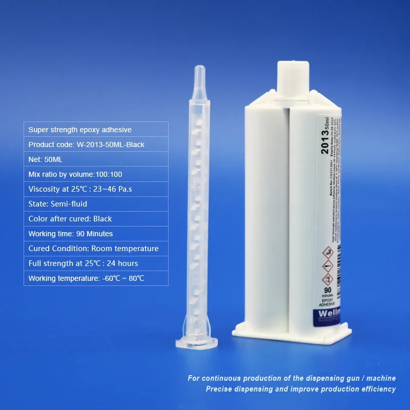 2013 غراء مانع التسرب الأسود الخالي من العفن 1:1 AB Super Sgtrength 90 دقيقة لاصق إيبوكسي ديكور منزلي ربط معدن بلاستيك خشب