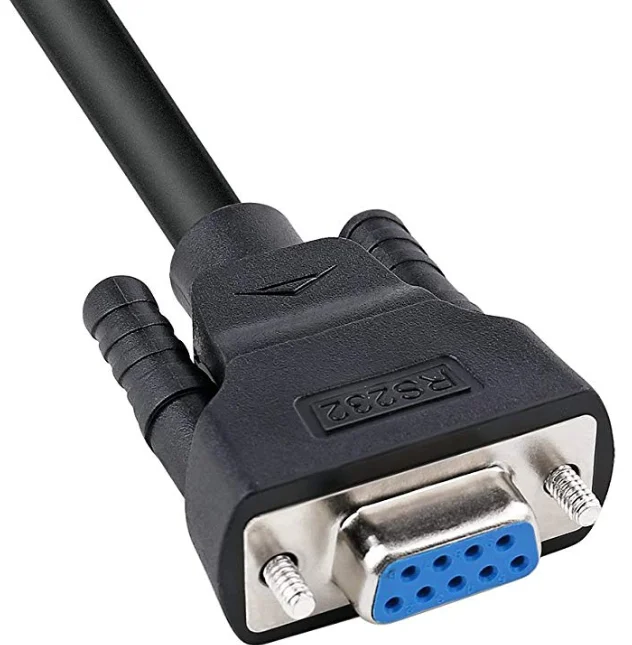 2PCS DTECH Straight Through DB9 Pin 5m Serial RS232 F/F Cable For Digital Machine Scanner Printer