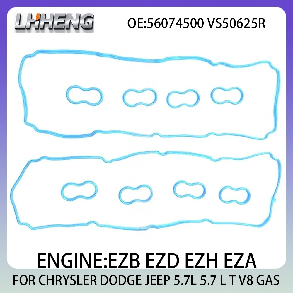 Valve cover gasket FOR CHRYSLER 300C ASPEN DODGE CHARGER DURANGO MAGNUM RAM 1500 2500 JEEP 5.7L 5.7 L T V8 02-11 56074500 EZB