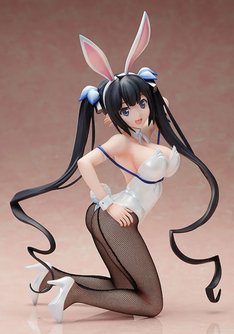 Freeing Original:Kawaii girl Hestia Bunny Girl 32cm PVC Action Figure Anime Figure Model Toys Figure Collection Doll Gift