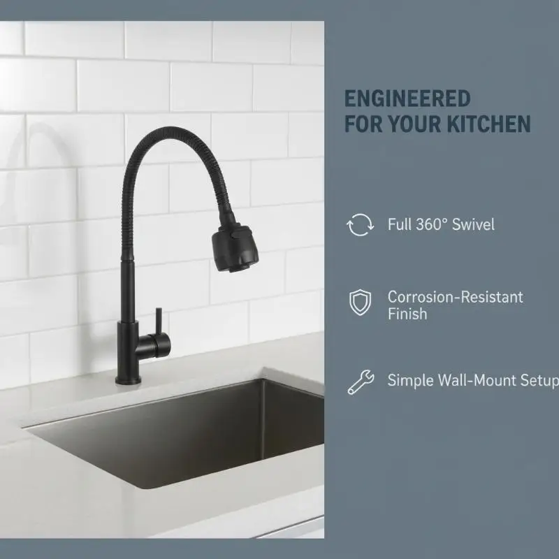textureUniversal Wall Mounted Faucet Flexible Hose 2 Modes Cold Water Spout For Bathroom Laundry Utility Roomdaily necessities