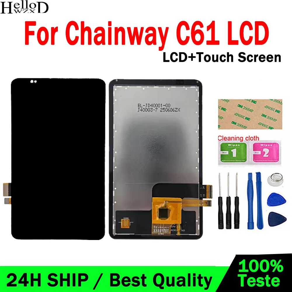 オリジナル-chainway-c61-lcd-ディスプレイ-タッチスクリーン交換品