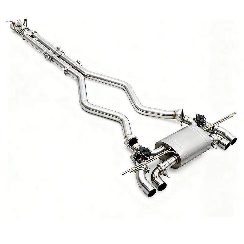 Stainless Steel Exhaust Pipes Mirror Polished Thickness Year Warranty Inlet  Defender Muffler cxl