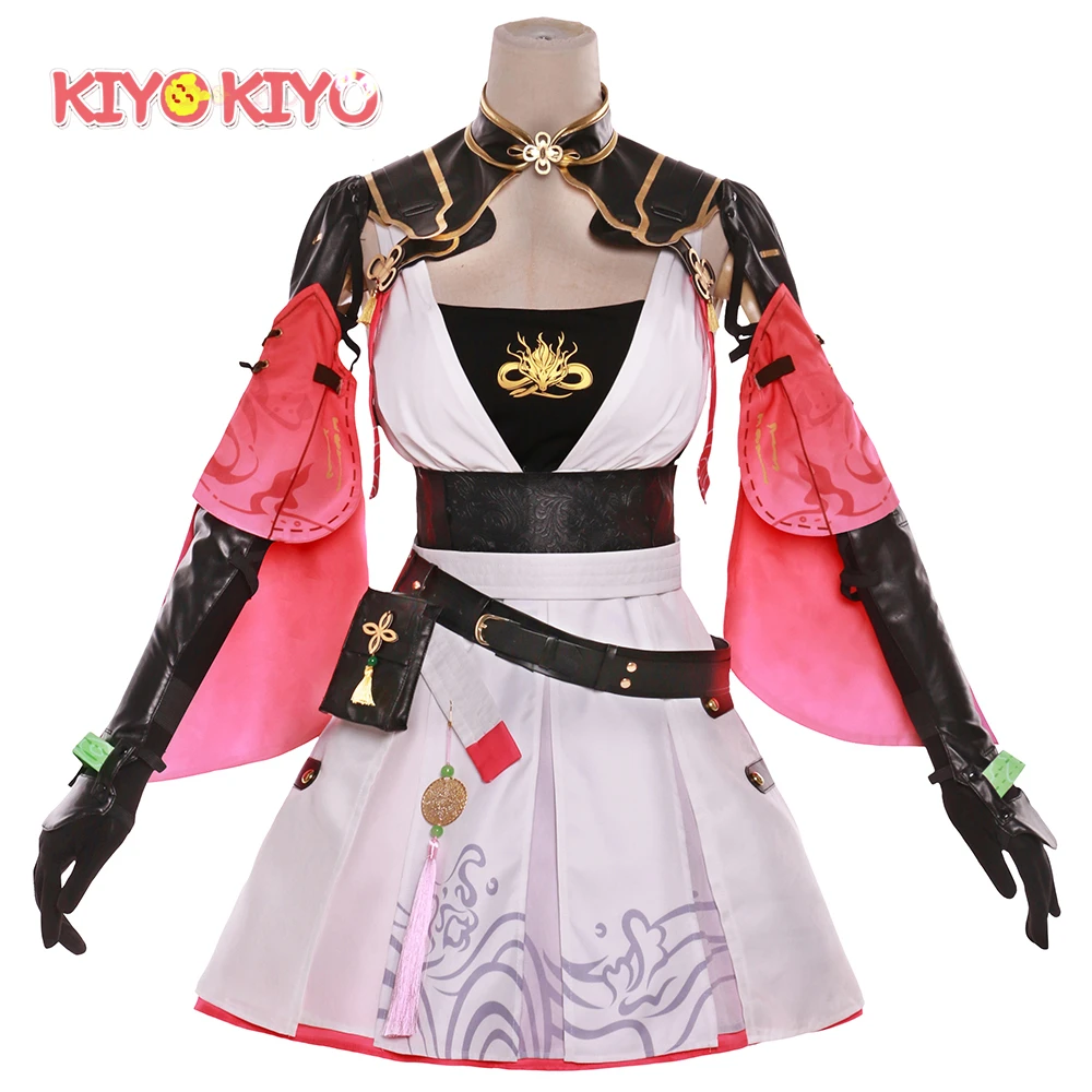 KIYO KIYO Wuthering Waves Taoqi Cosplay Costume Game Taoqi Waves Taoqi Dress Halloween Costume Female