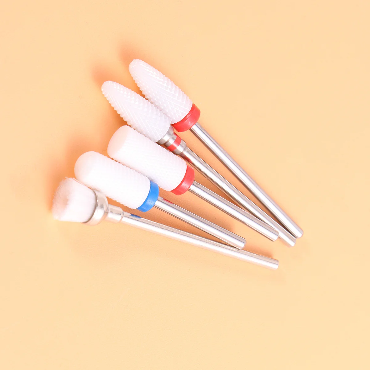 7개 네일 드릴 도구 세트 매니큐어 비트 키트 휴대용 보관 케이스 전문가 초보자 가정용 살롱용 네일 클린 드릴 세트