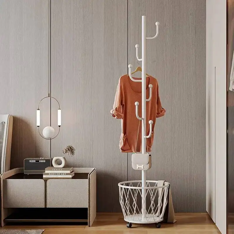 Heavy Duty Clothes Rack Detachable Storage Balcony Golden Clothes Rack Place Saving Stendibiancheria Living Room Furniture