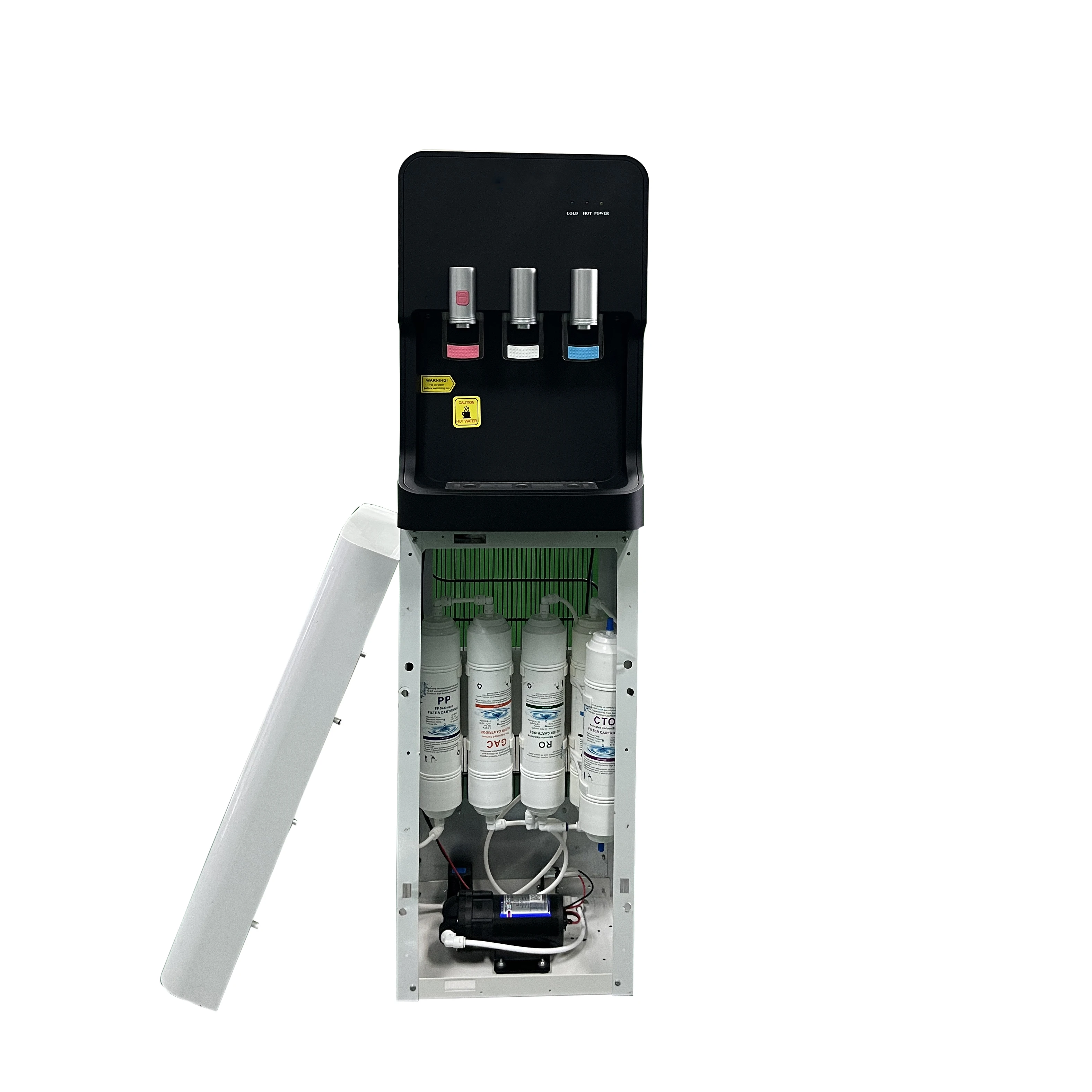 

Electric Reverse Osmosis Water Filter System Floor-standing Hot Cold Dispenser Plastic Housing for Home Hotel Electric for Cars