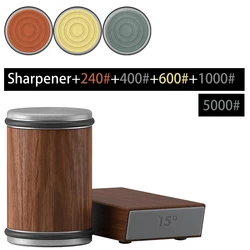 HOT Rolling Knife Sharpener Rolling Wheel Knife Sharpener Stone Tungsten Steel Adjustable Angle Cylinder Set kitchen gadgets