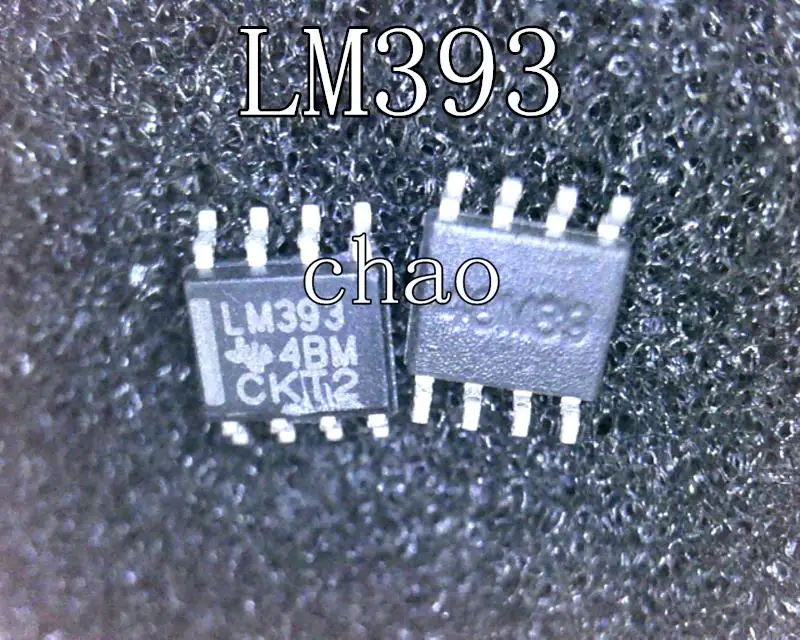 10ピース/ロットlm393lm3933a lm393m sop-8