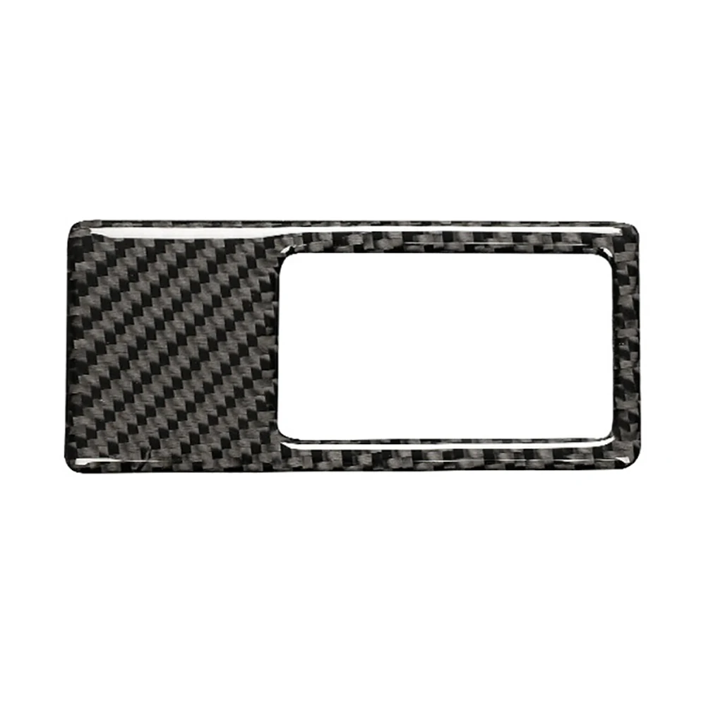 For Mazda CX5 CX-5 2015 2016 Carbon Fiber Headlight Adjustment Switch Cover Trim Decor Car Accessories,Without Holes