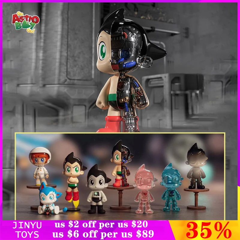 Original Astroboy Series Earth Heroes First Generation Blind Box Toys Cartoon Cute Anime Figures Model Children's Holiday Gift