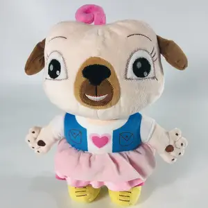 Chip and Potato Plush Toys, Boneca, Recheado, Pug dos desenhos animados, Cão e rato, Presente de aniversário e Natal, Novo 10 principais vendas batata morada - №6