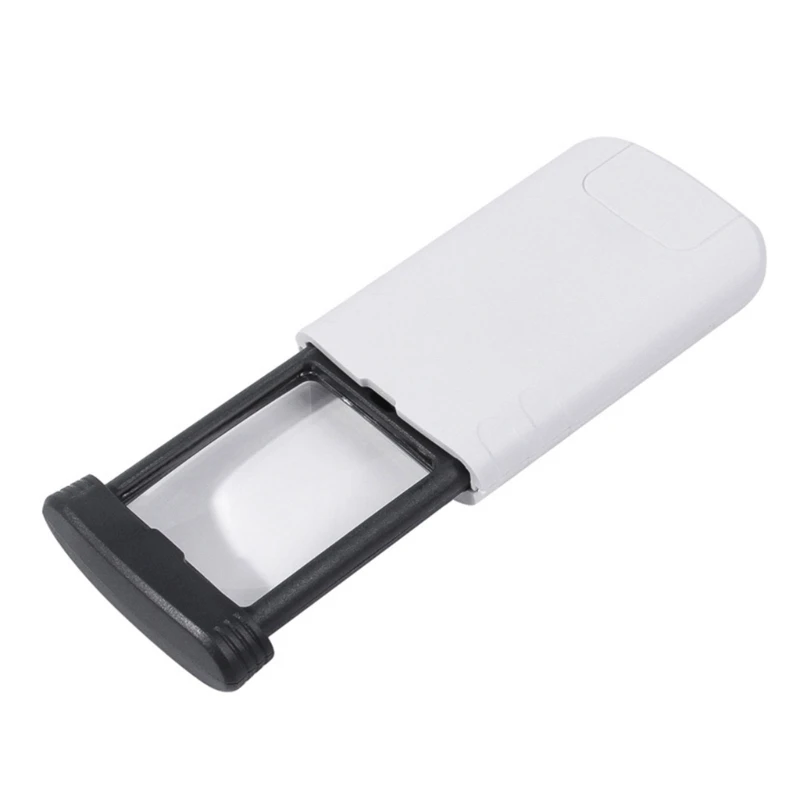 Versatile Glass with LED Foldable Magnifier Illuminated Lighted Magnifier for Coins Jewelry Reading Users