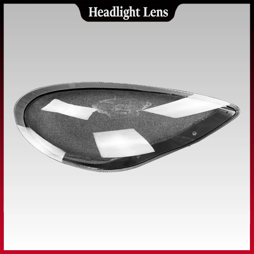 Image 3: Couvercle de phare avant Transparent en plexiglas, pour Porsche Panamera 2010 2011 2012 2013, lentille de remplacement originale