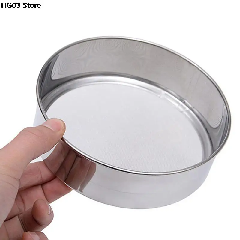 Stainless Steel Mesh Flour Sifting Sifter Sieve Strainer Cake Baking Household Kitchen Tools Great For Sifting Flour