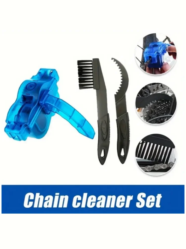 AliExpress NONE Bicycle Chain Clean Brush Cleaner Bicycle Chains Gear Grunge Brush Cleaner Bike Wash Tool Set Bicycle Repair Tools