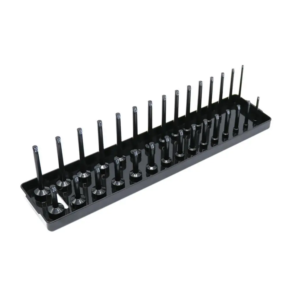 3Pcs Black/Red Socket Organizer Tray For 1/2\