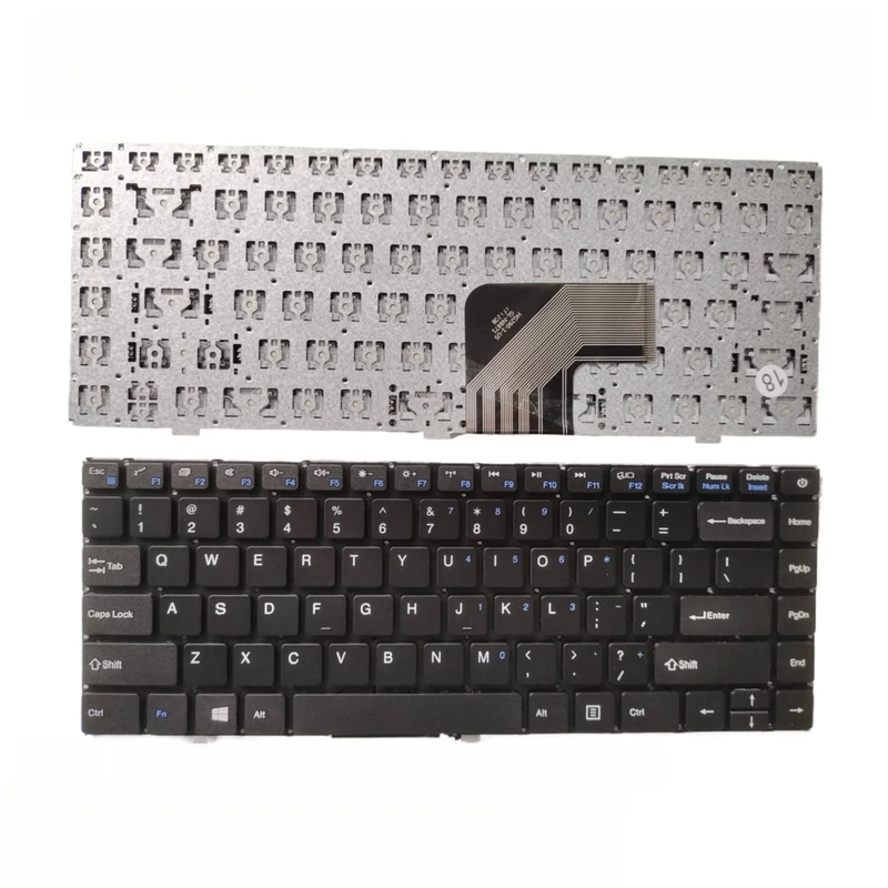 Replacement Laptop Keyboard US RU SP For Prestigio 133S01 JM290 K649 YJ‑522 NB93‑54 Notebook PC