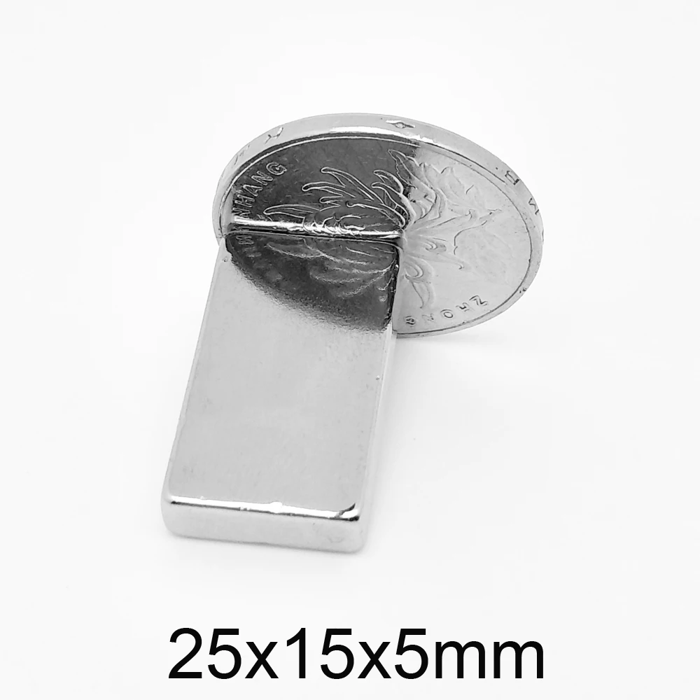 25x15x5 mm Square Strong Magnet 25*15*5mm For Home Refrigerators, Offices DIY 25x15x5mm Block Powerful Magnets 25*15*5