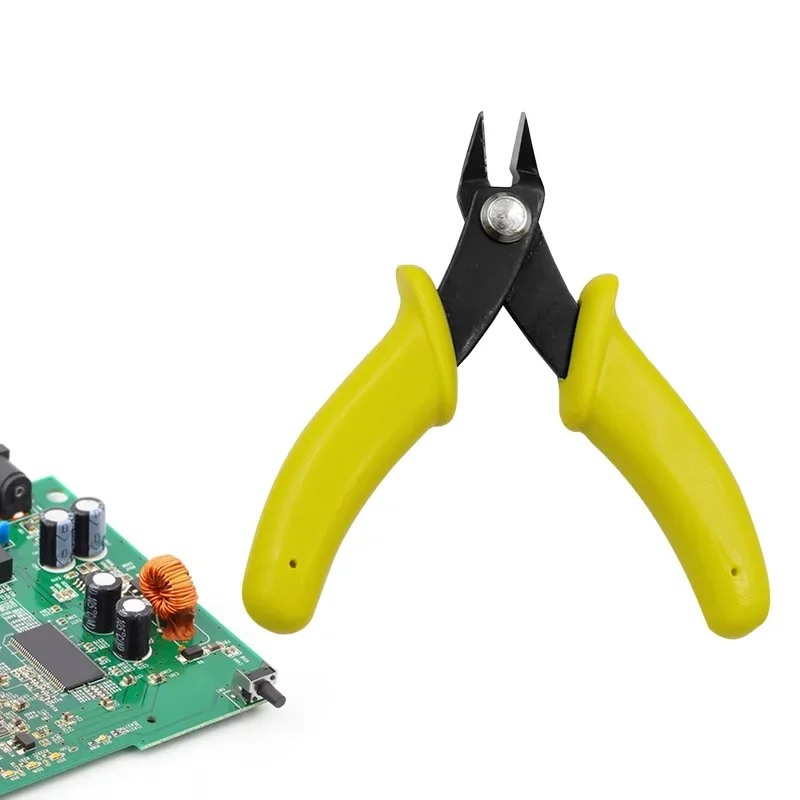 3.5Inch Mini Wire Flush Cutter Diagonal Pliers Side Cutting Nippers Clamp Plier Oblique Nose Electronic Tools  Small Scissors